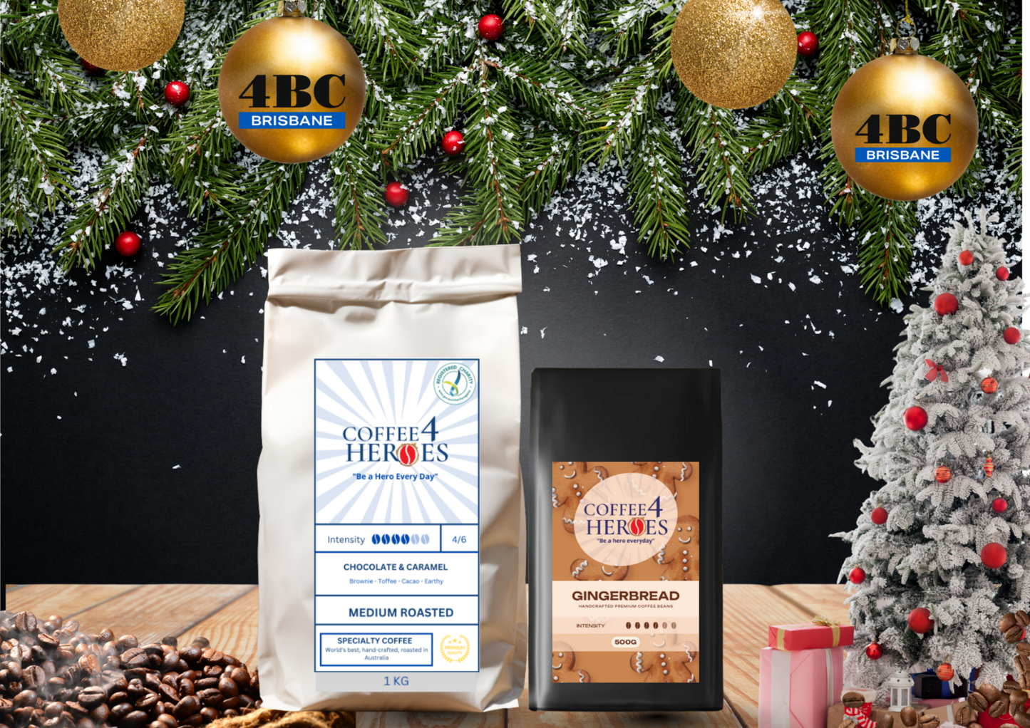 4BC Christmas Pack Special- 1KG Signature & 500G Gingerbread