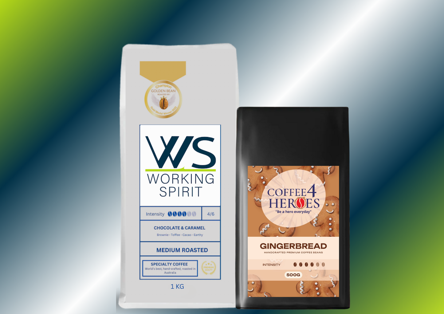 Coffee Package- 1KG Coffee4Heroes + 500G specialty coffee-WS