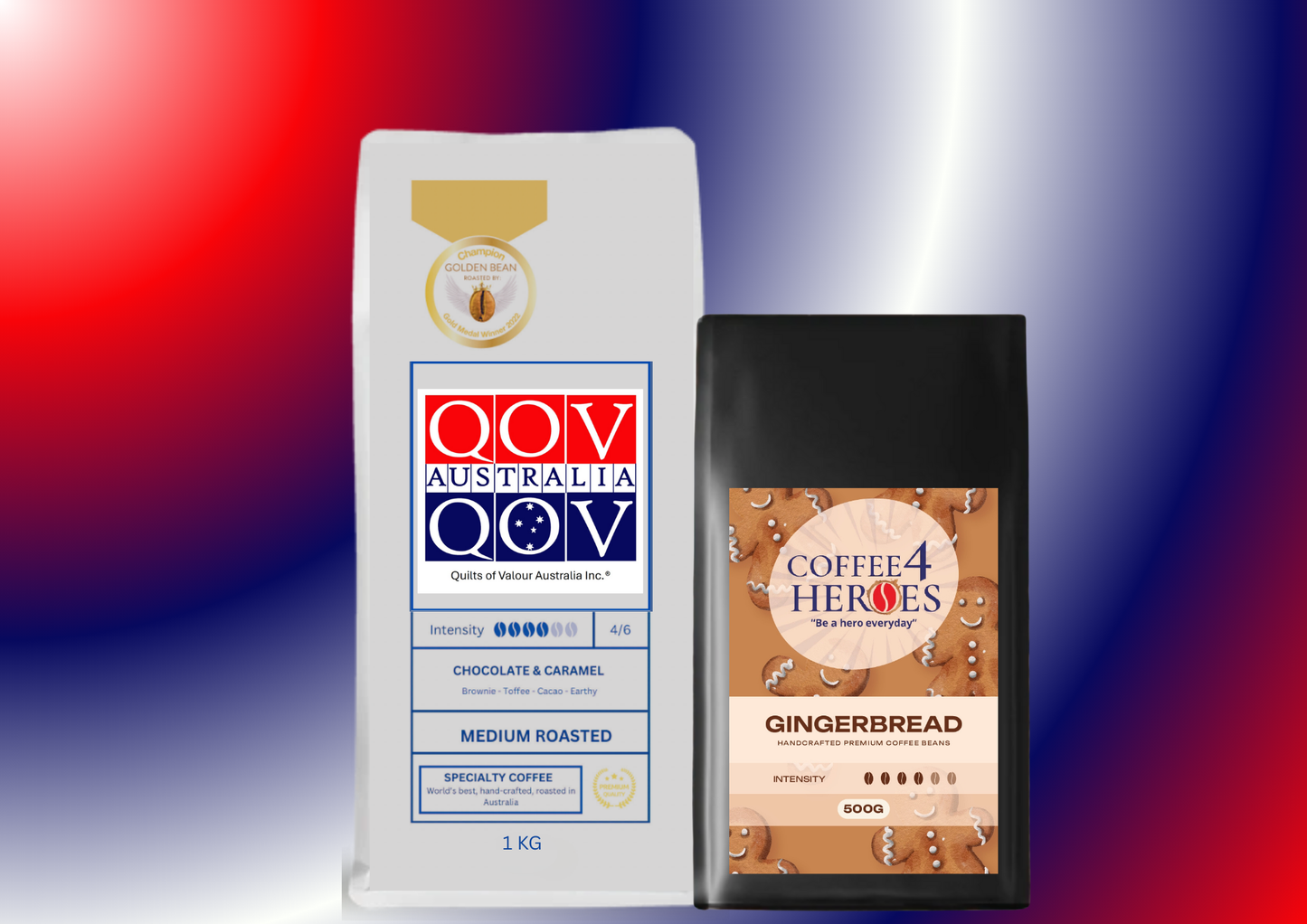 Coffee Package- 1KG Coffee4Heroes + 500G specialty coffee -QOV