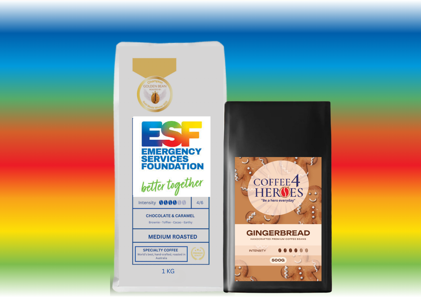 Coffee Package- 1KG Coffee4Heroes + 500G specialty coffee- ESF