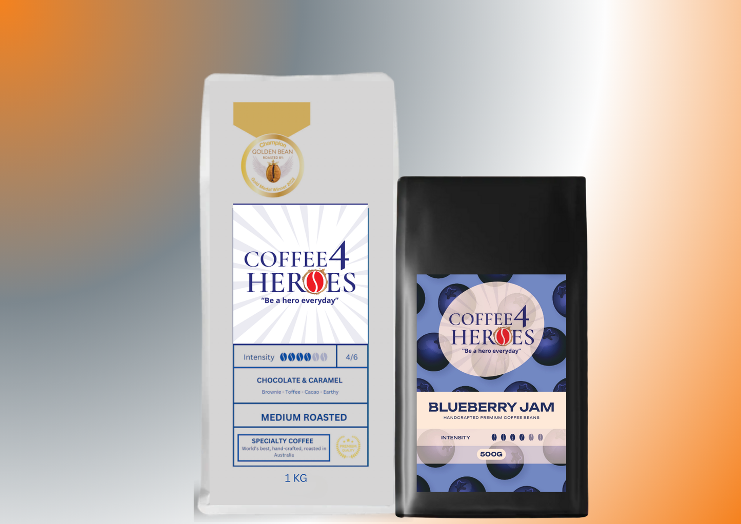Coffee Package- 1KG Coffee4Heroes + 500G specialty coffee - GO