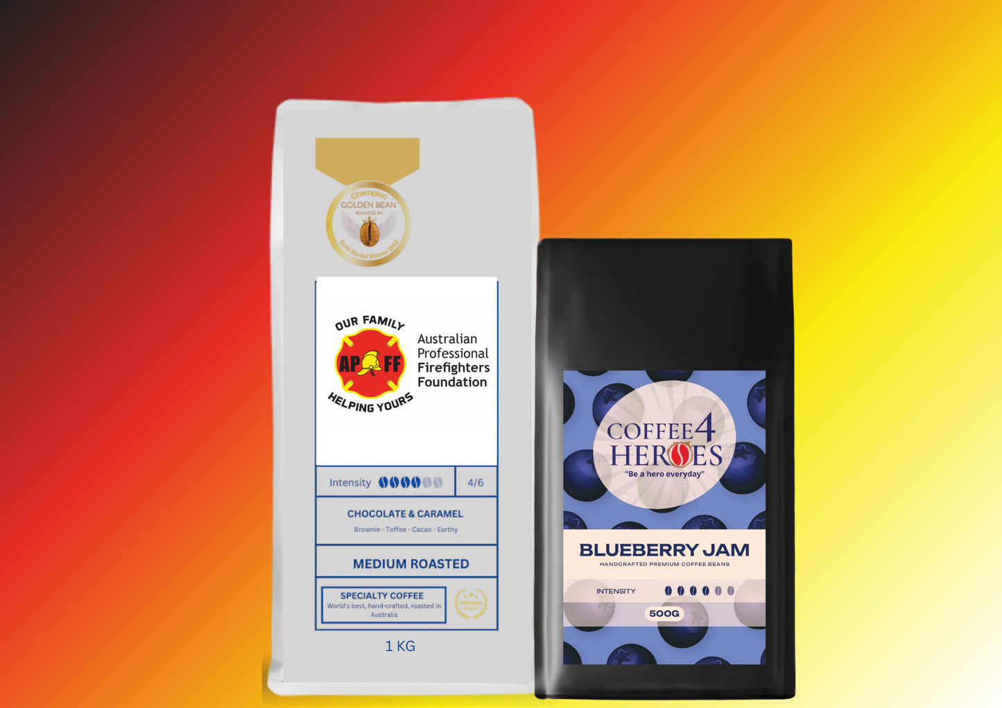 APFF-Coffee Package- 1KG Coffee4Heroes + 500G specialty coffee