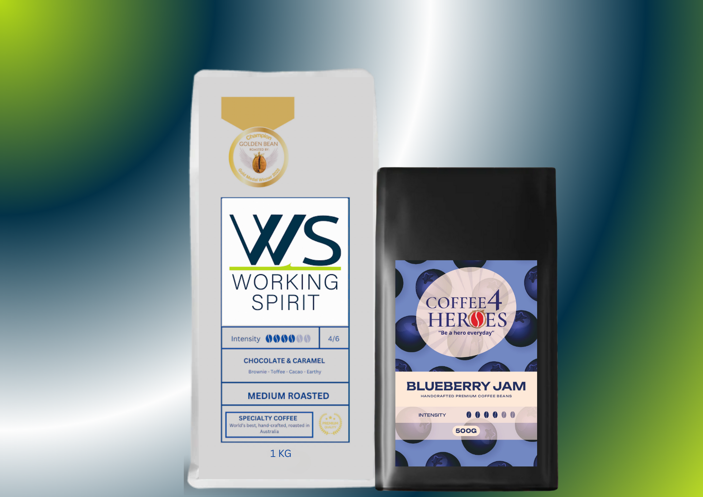 Coffee Package- 1KG Coffee4Heroes + 500G specialty coffee-WS