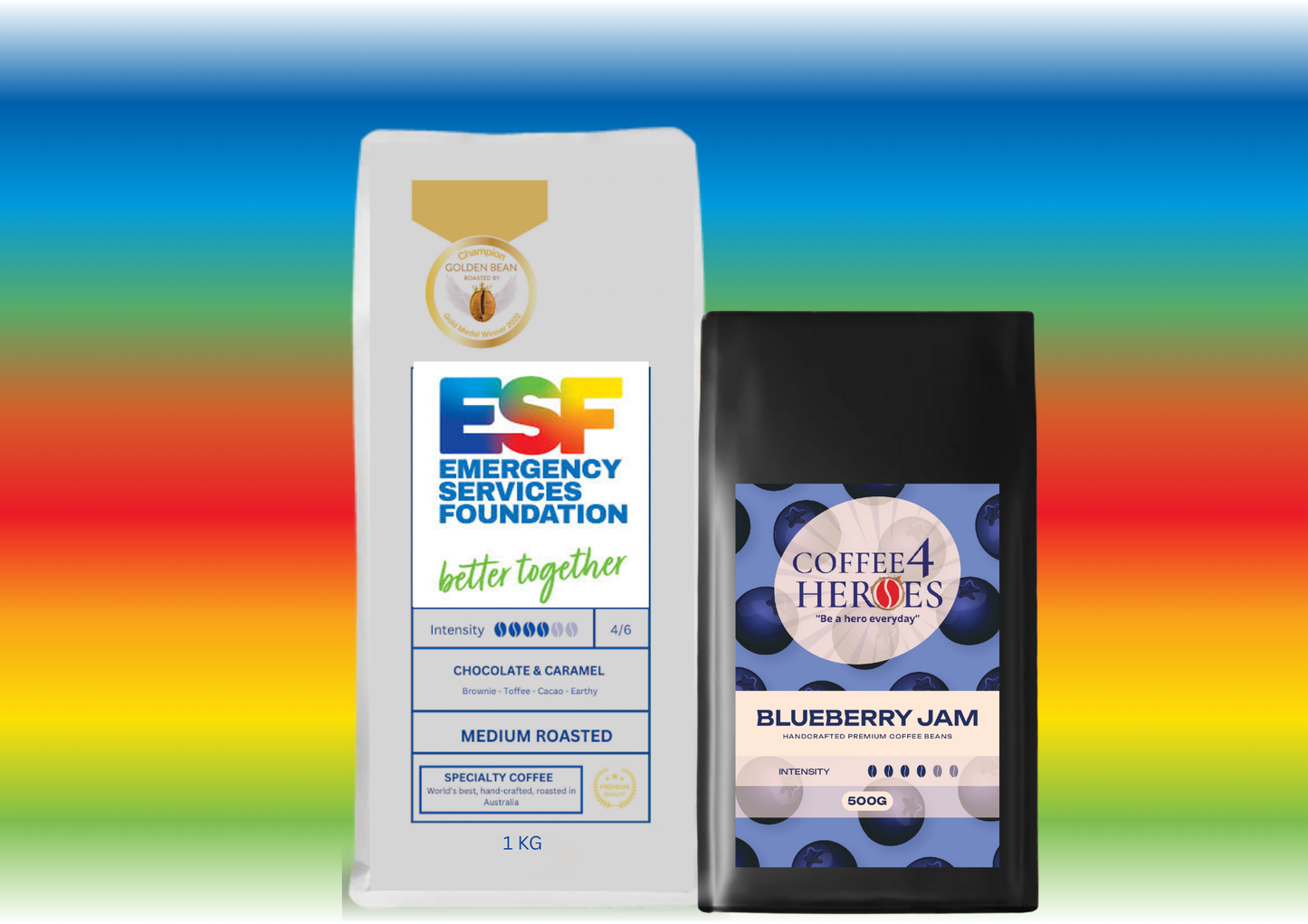Coffee Package- 1KG Coffee4Heroes + 500G specialty coffee- ESF