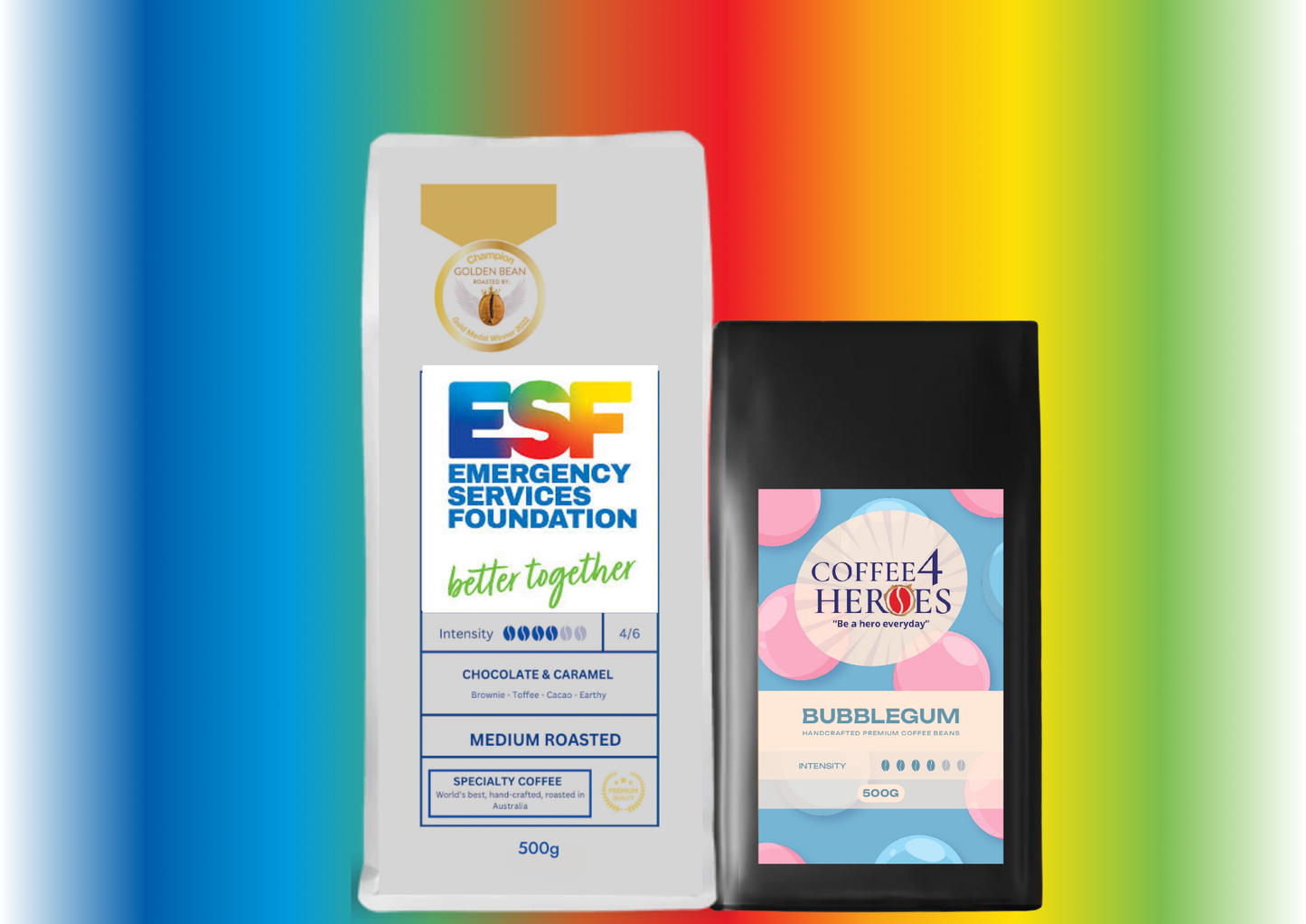 Coffee Package- 1KG Coffee4Heroes + 500G specialty coffee- ESF