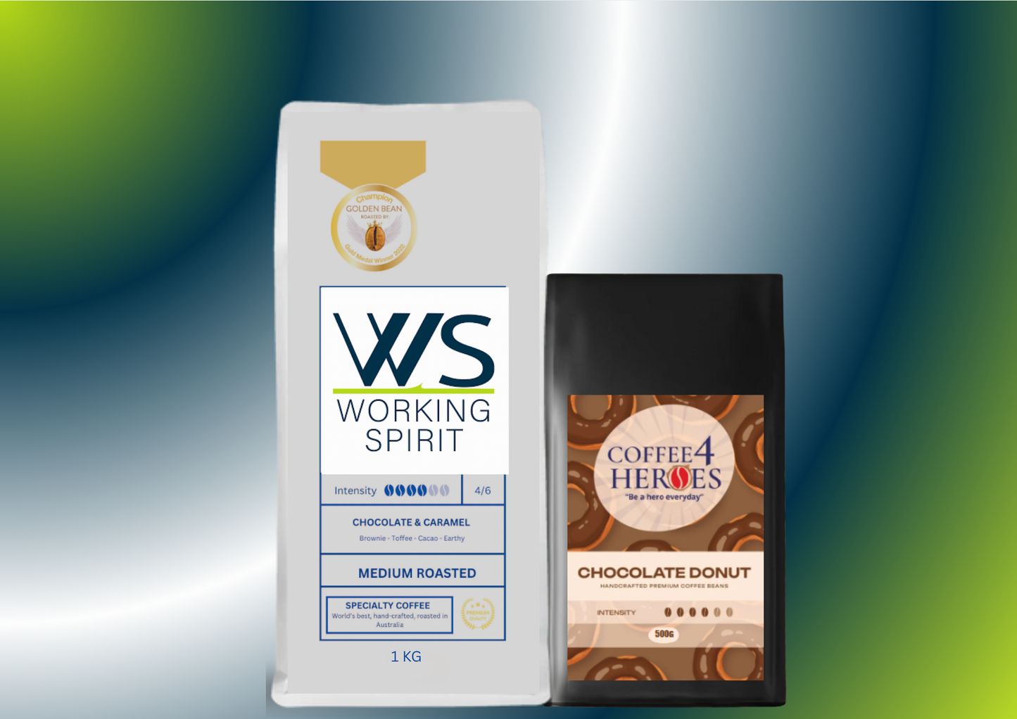 Coffee Package- 1KG Coffee4Heroes + 500G specialty coffee-WS