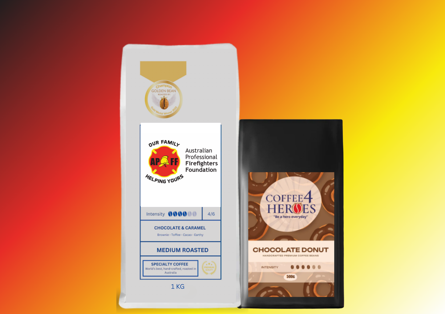 APFF-Coffee Package- 1KG Coffee4Heroes + 500G specialty coffee