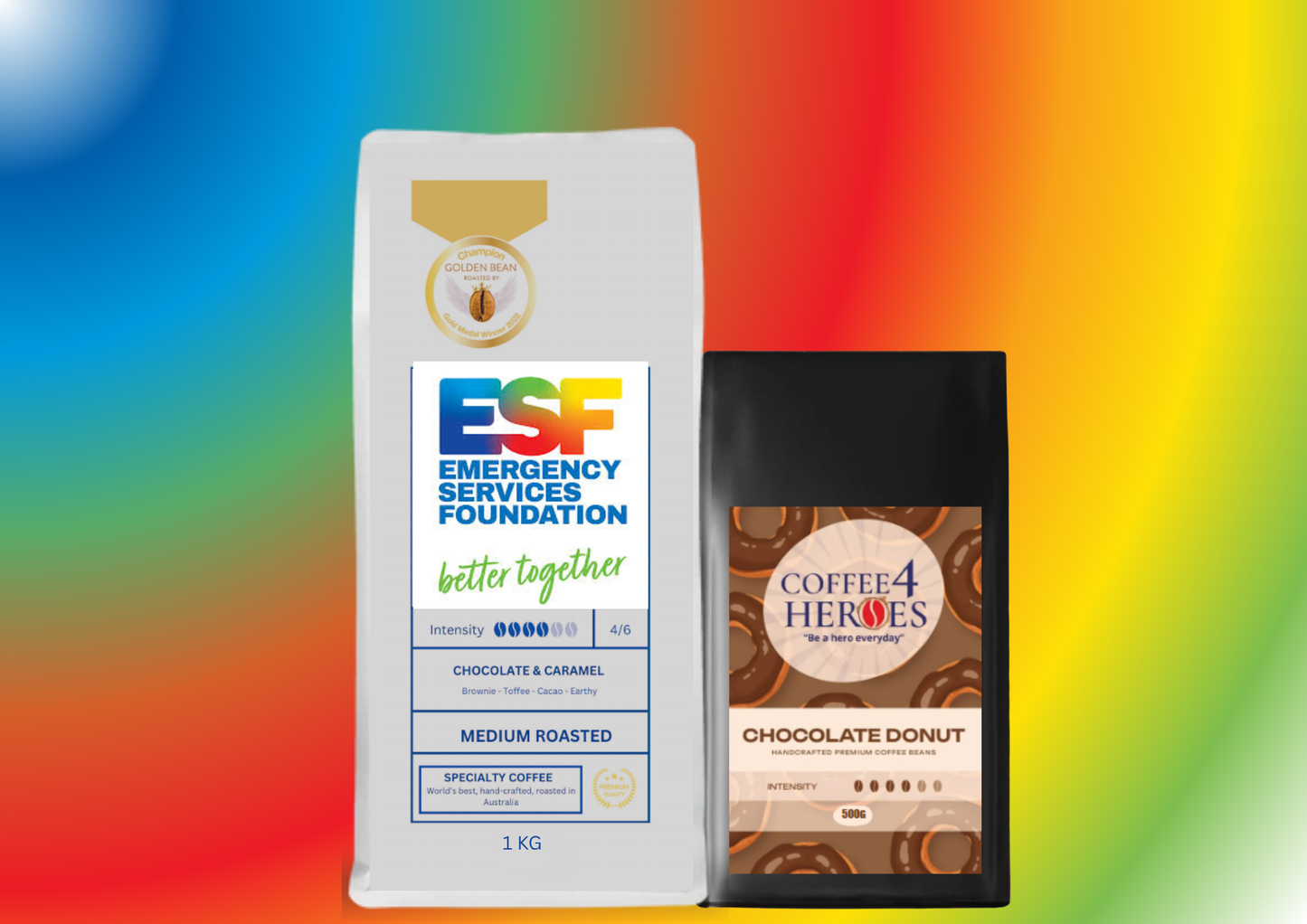 Coffee Package- 1KG Coffee4Heroes + 500G specialty coffee- ESF