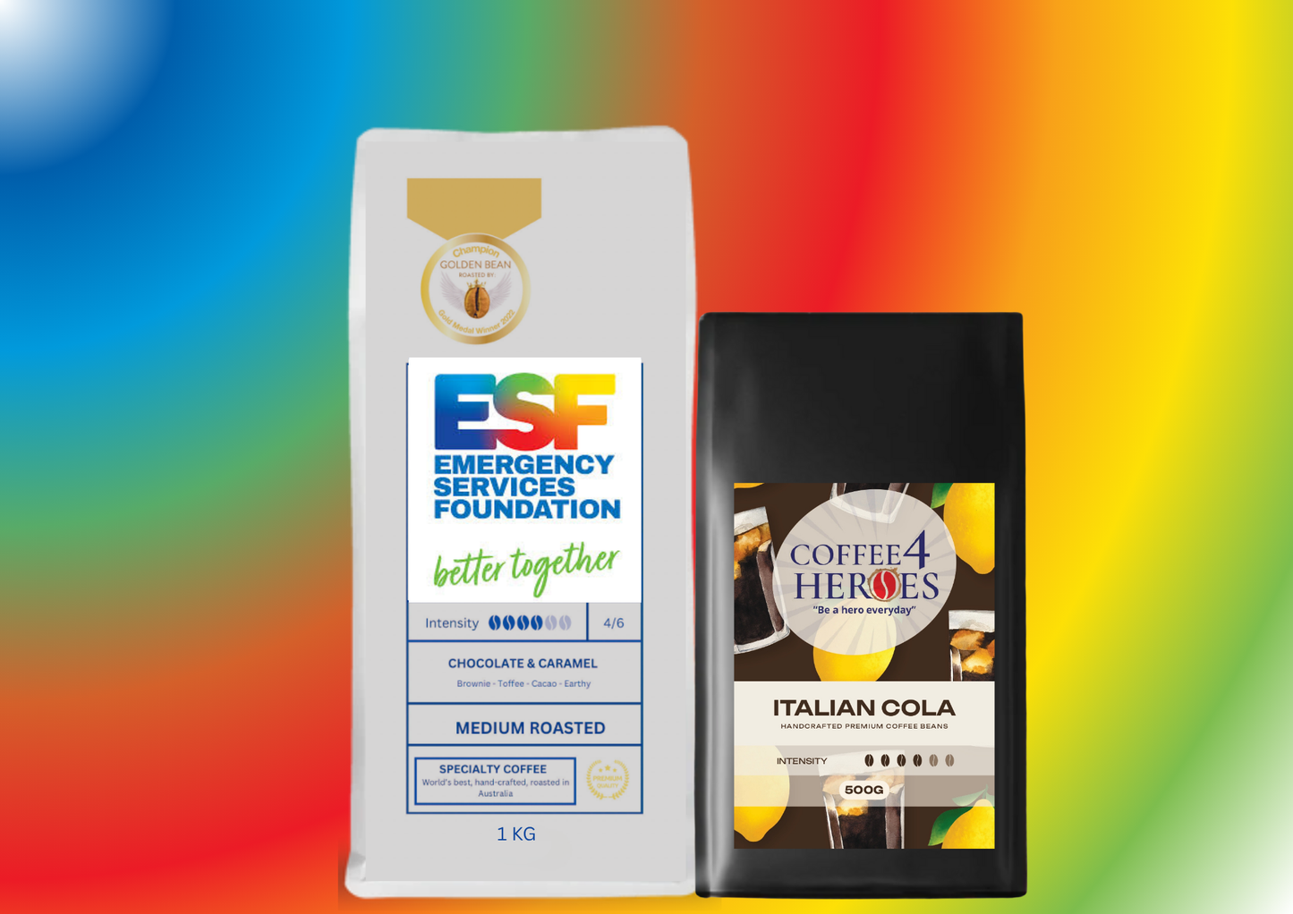 Coffee Package- 1KG Coffee4Heroes + 500G specialty coffee- ESF