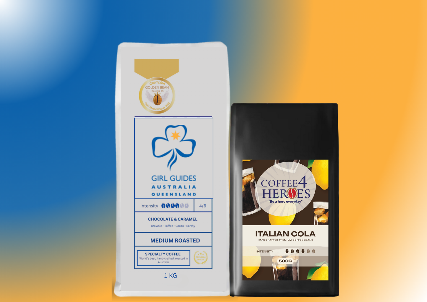 Coffee Package- 1KG Coffee4Heroes + 500G specialty coffee - GGQ