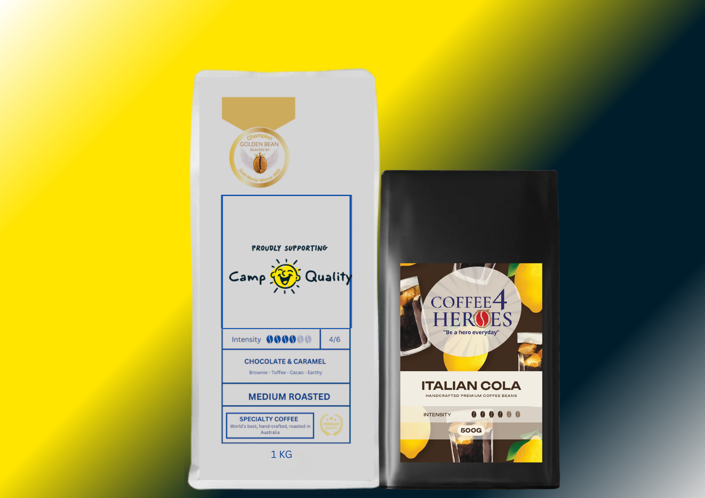Coffee Package- 1KG Coffee4Heroes + 500G specialty coffee-CQ