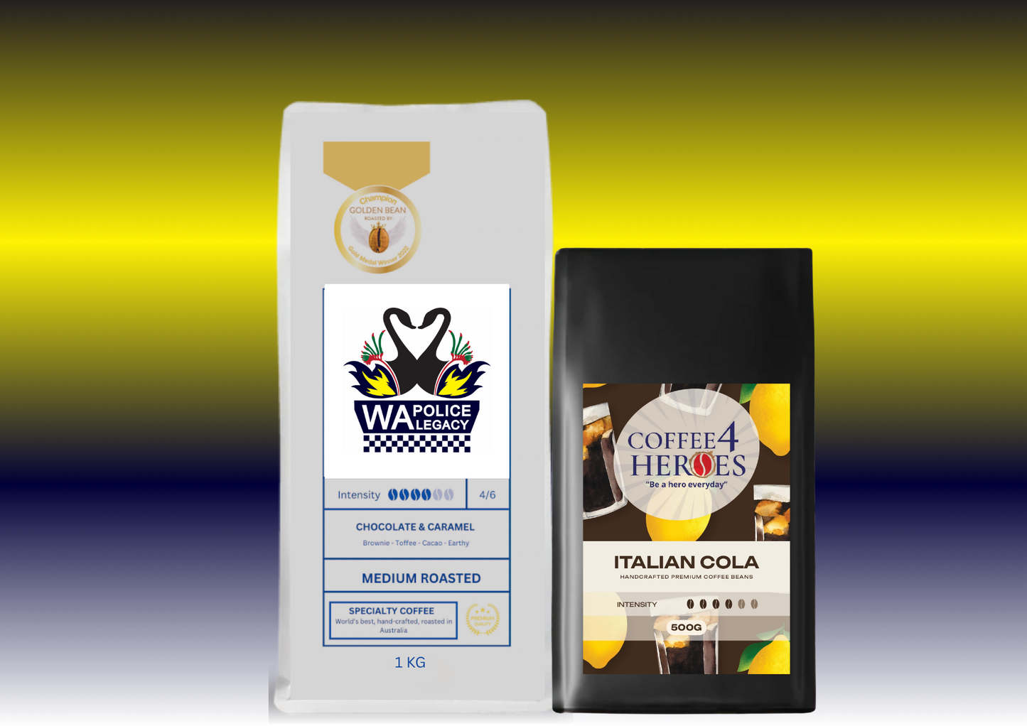 WAPL- Coffee Package- 1KG Coffee4Heroes + 500G specialty coffee