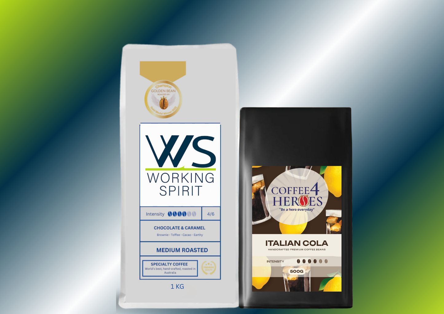 Coffee Package- 1KG Coffee4Heroes + 500G specialty coffee-WS