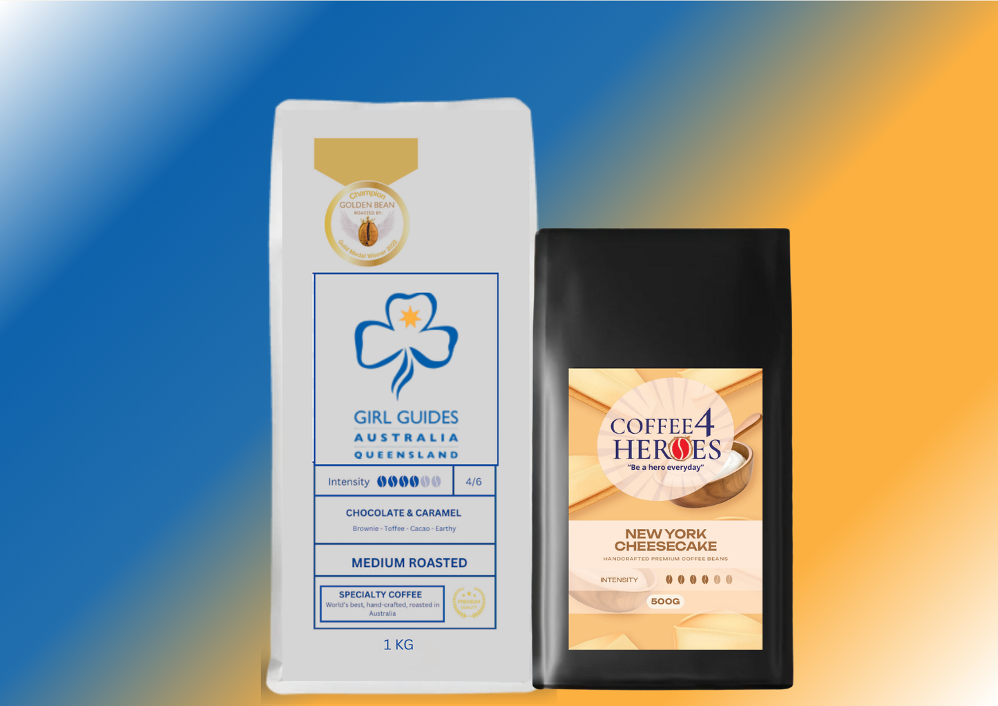Coffee Package- 1KG Coffee4Heroes + 500G specialty coffee - GGQ