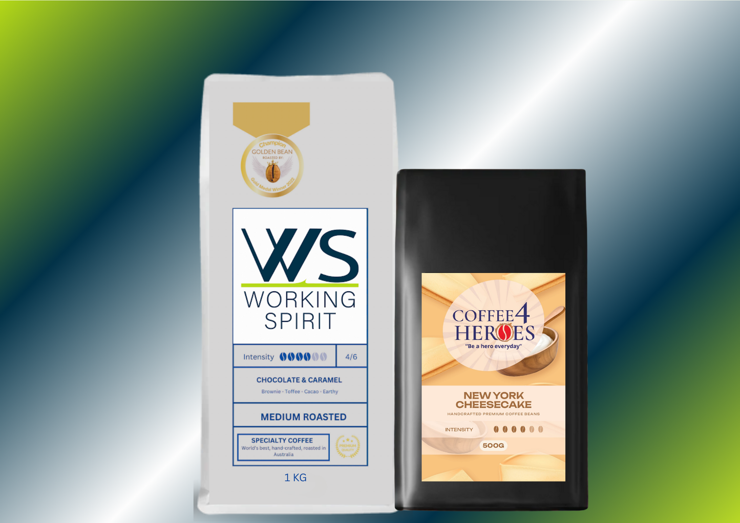 Coffee Package- 1KG Coffee4Heroes + 500G specialty coffee-WS