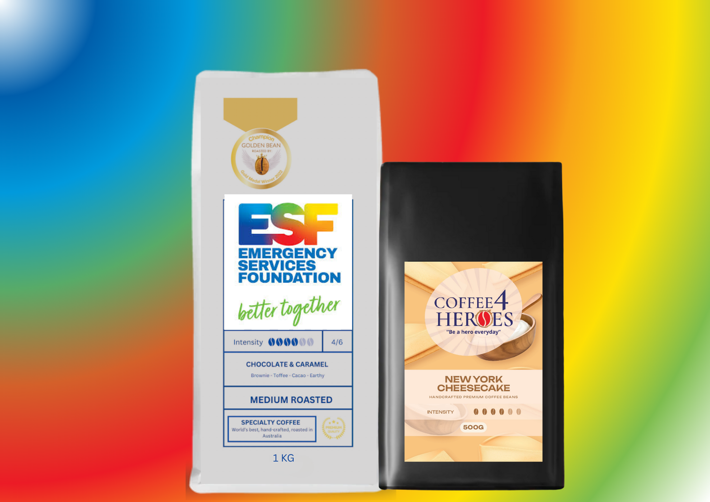 Coffee Package- 1KG Coffee4Heroes + 500G specialty coffee- ESF