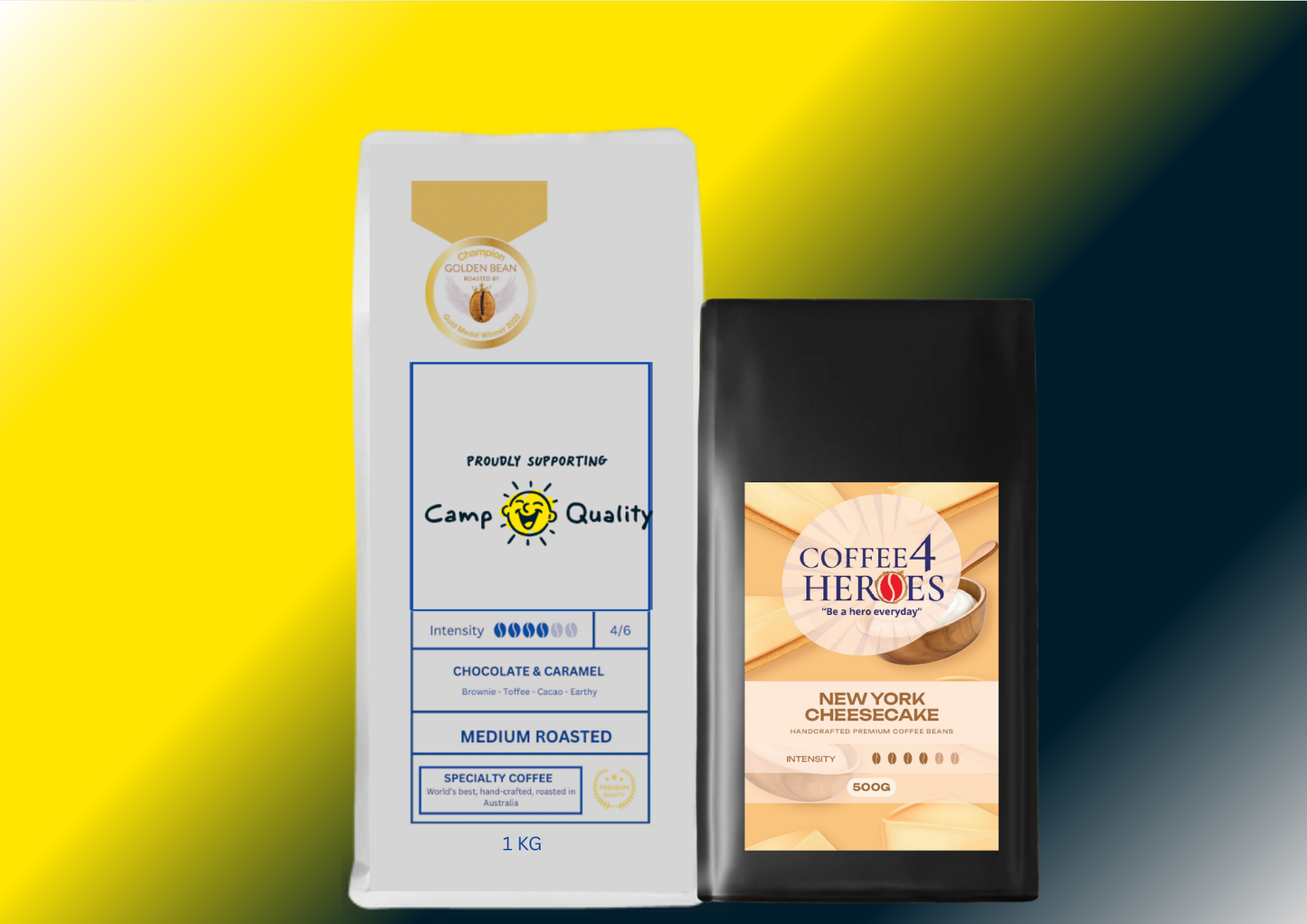 Coffee Package- 1KG Coffee4Heroes + 500G specialty coffee-CQ