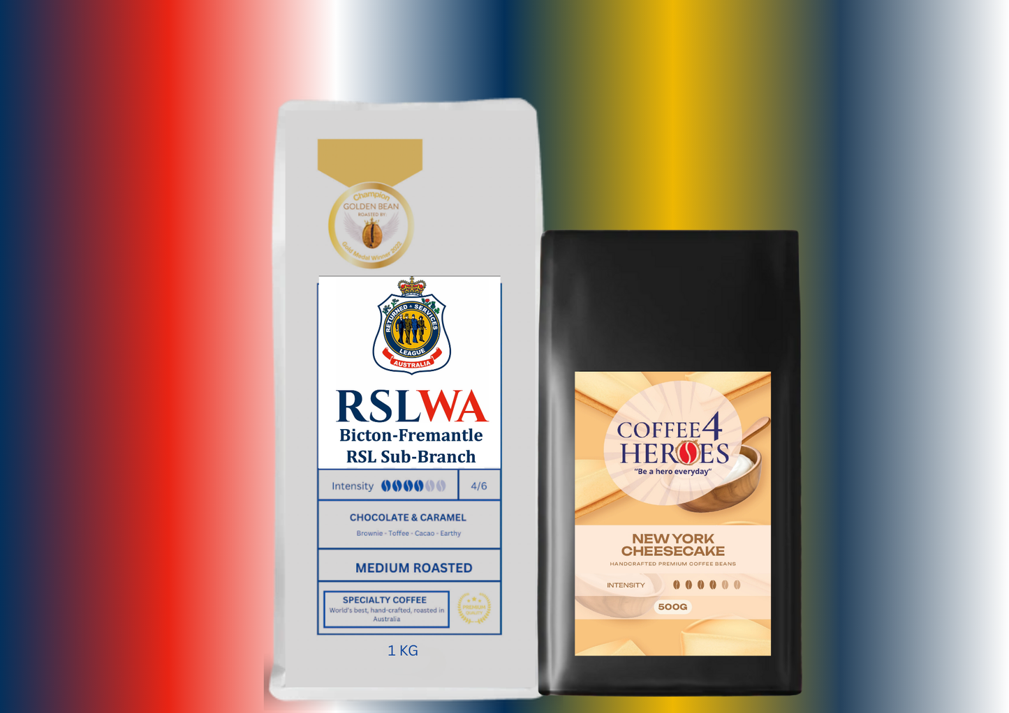 RSLW- Coffee Package- 1KG Coffee4Heroes + 500G specialty coffee