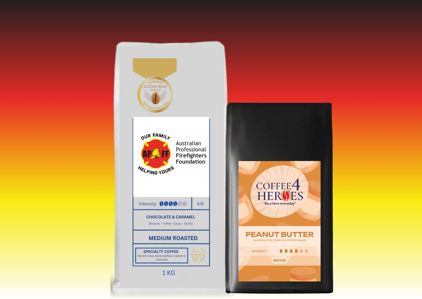 APFF-Coffee Package- 1KG Coffee4Heroes + 500G specialty coffee