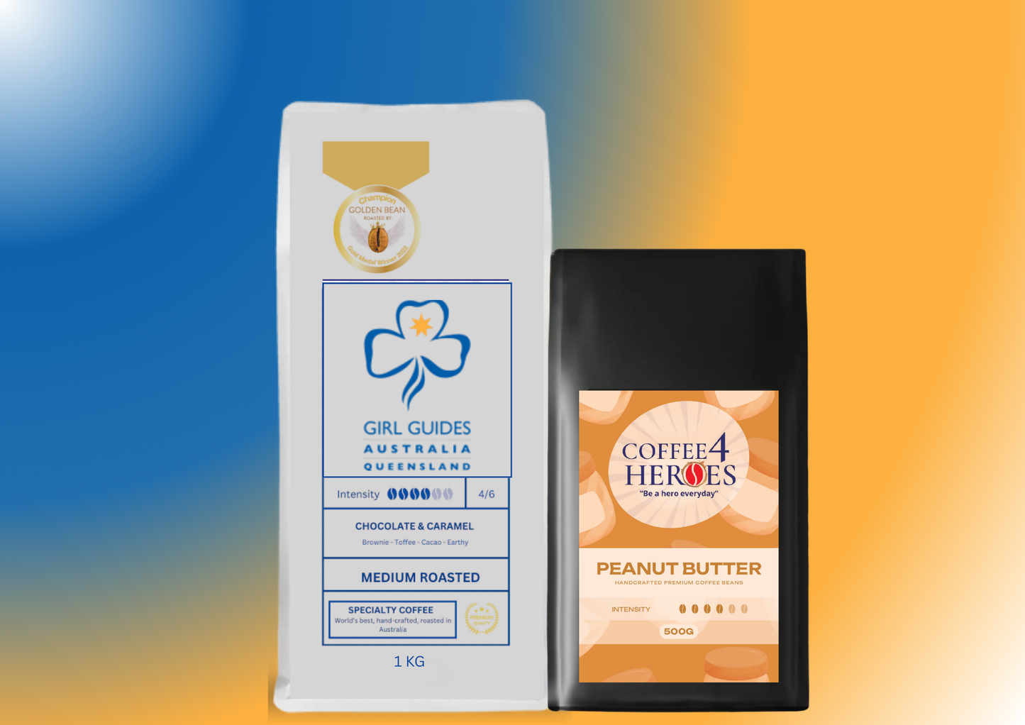 Coffee Package- 1KG Coffee4Heroes + 500G specialty coffee - GGQ