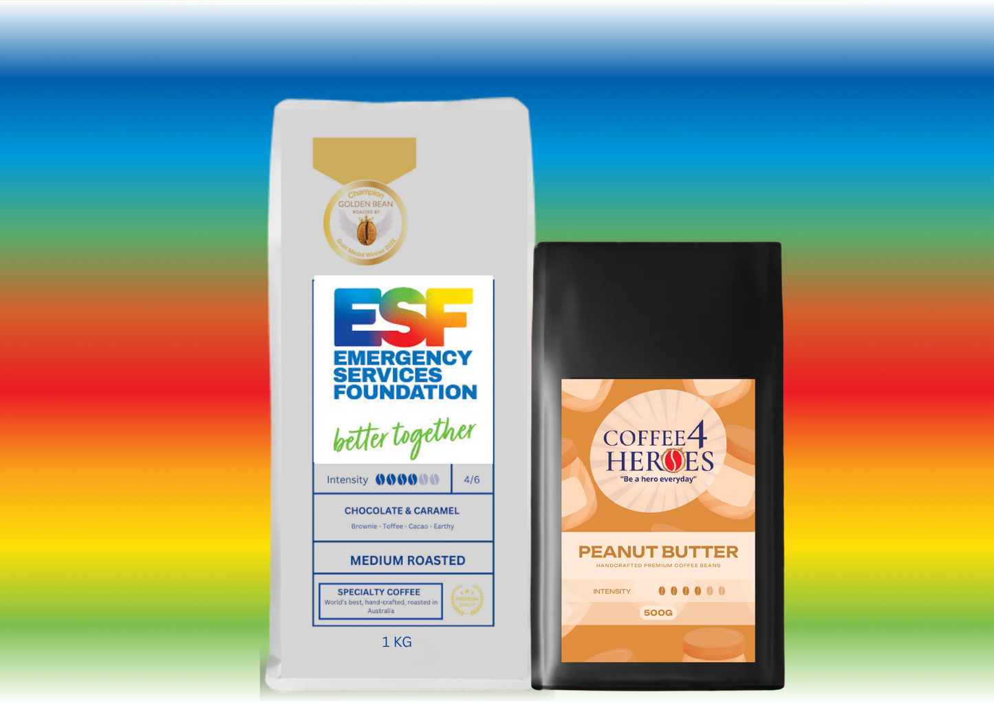 Coffee Package- 1KG Coffee4Heroes + 500G specialty coffee- ESF