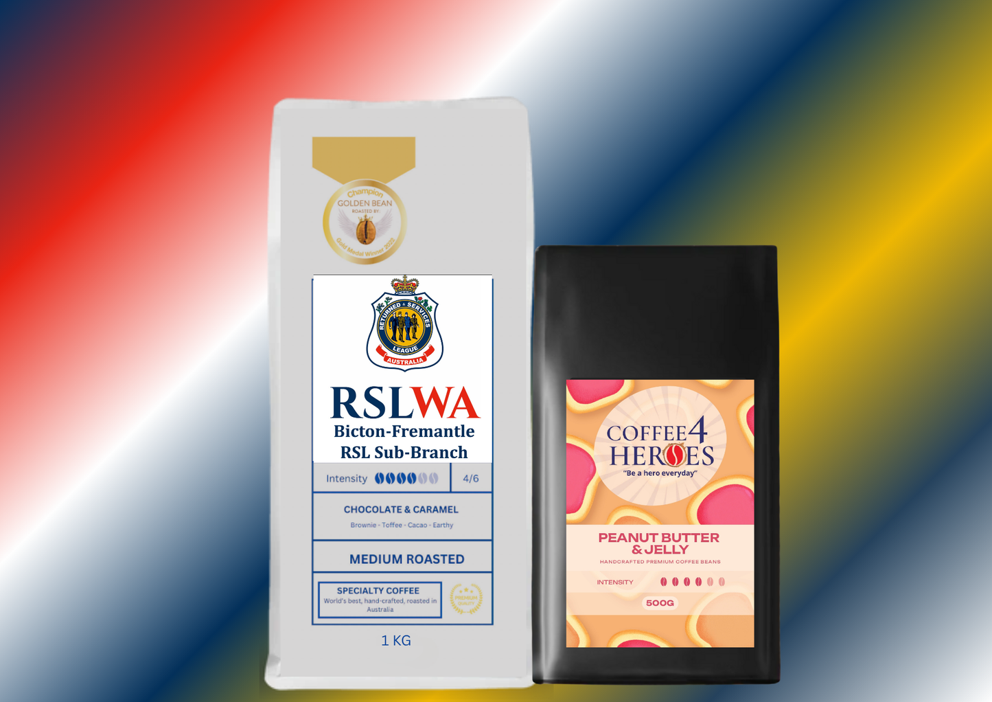 RSLW- Coffee Package- 1KG Coffee4Heroes + 500G specialty coffee