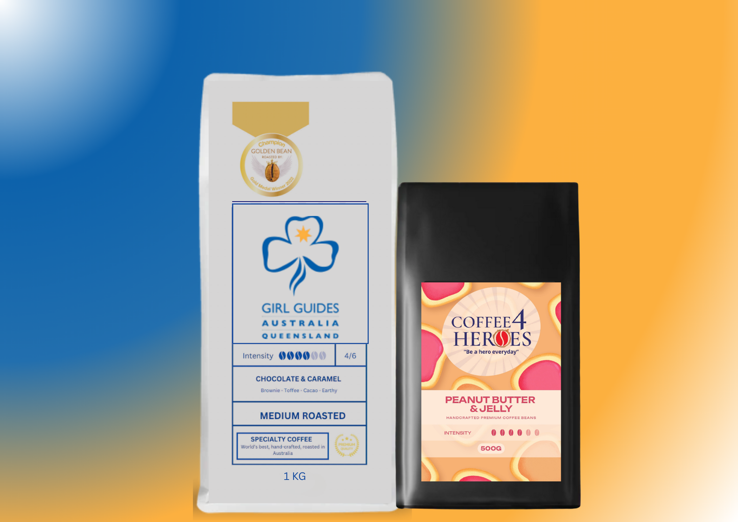 Coffee Package- 1KG Coffee4Heroes + 500G specialty coffee - GGQ