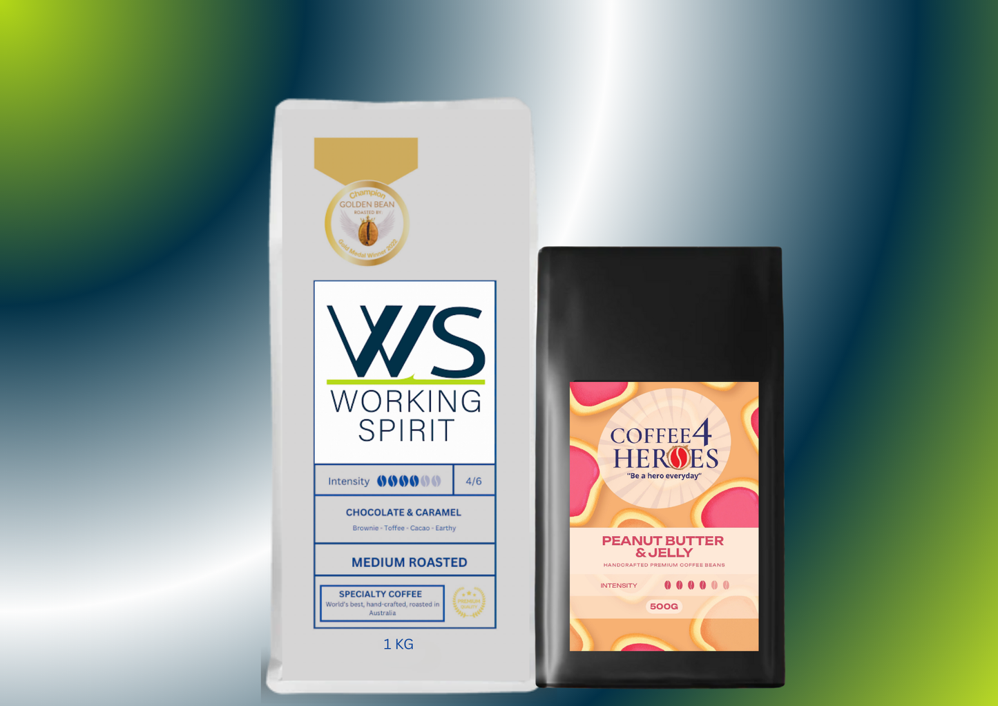 Coffee Package- 1KG Coffee4Heroes + 500G specialty coffee-WS