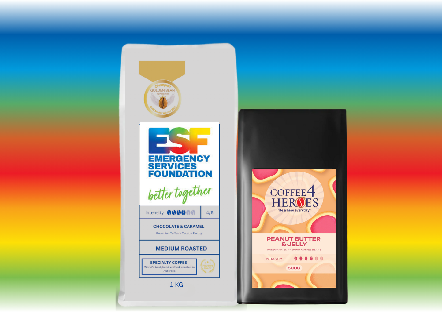 Coffee Package- 1KG Coffee4Heroes + 500G specialty coffee- ESF