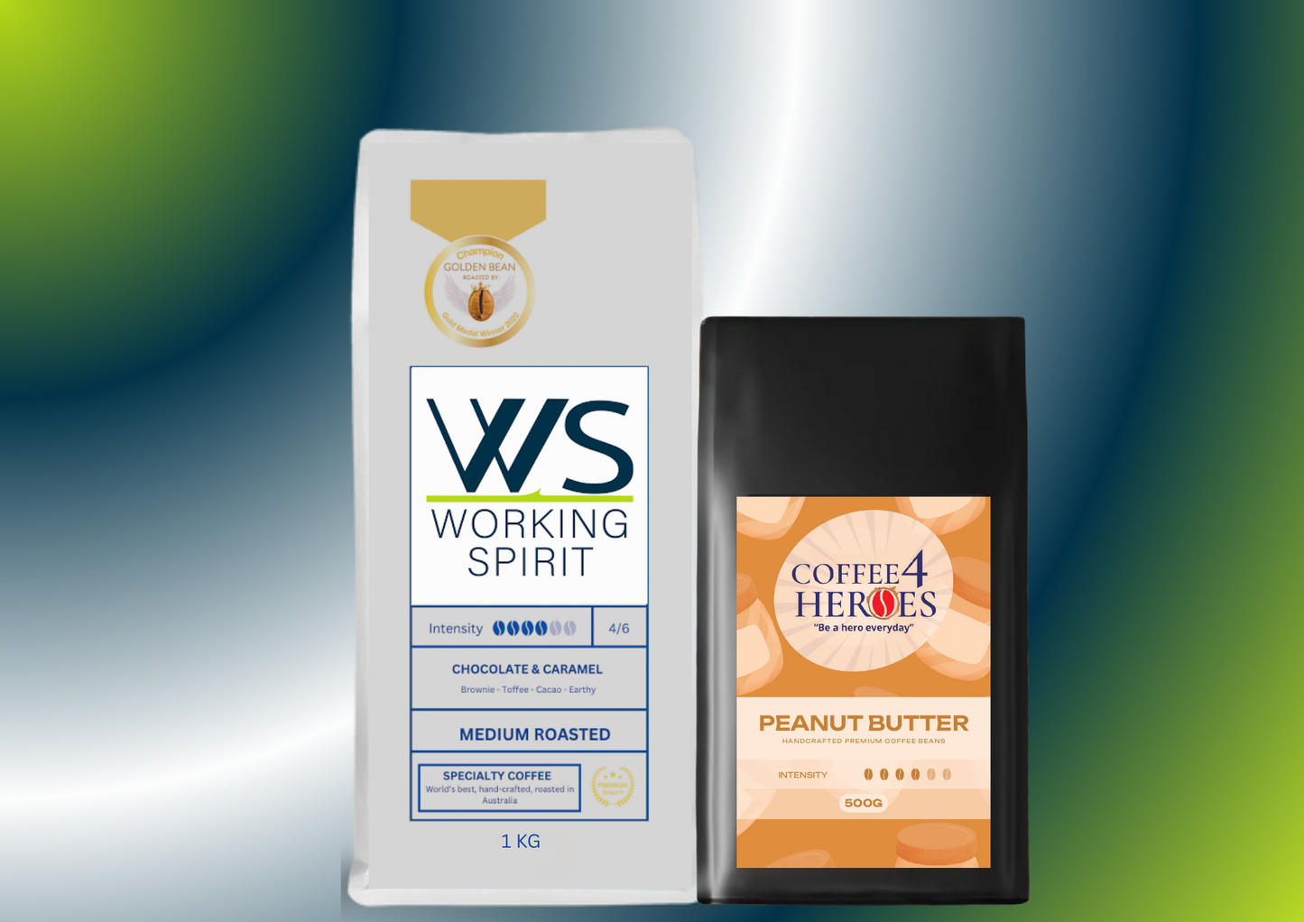 Coffee Package- 1KG Coffee4Heroes + 500G specialty coffee-WS
