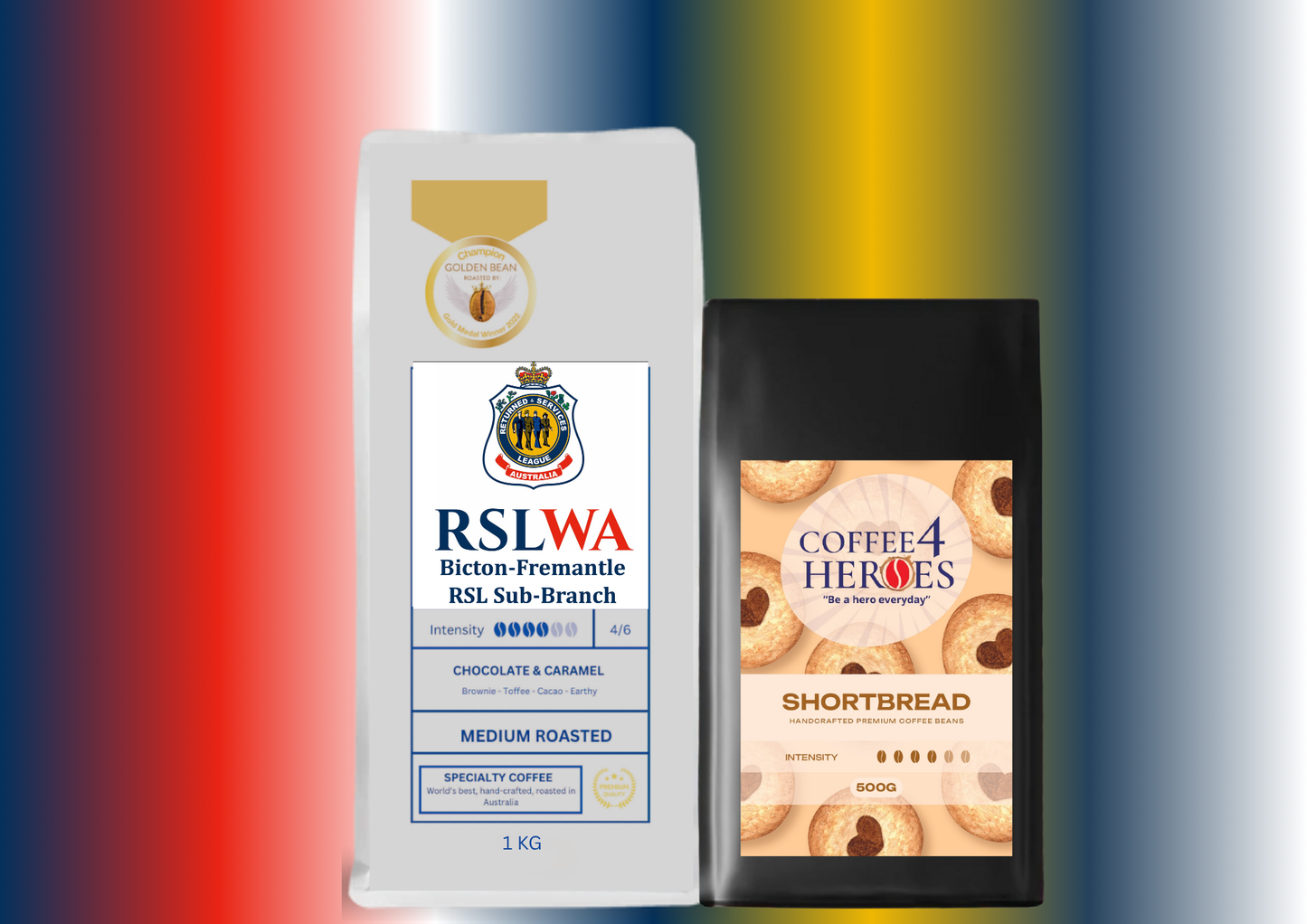 RSLW- Coffee Package- 1KG Coffee4Heroes + 500G specialty coffee