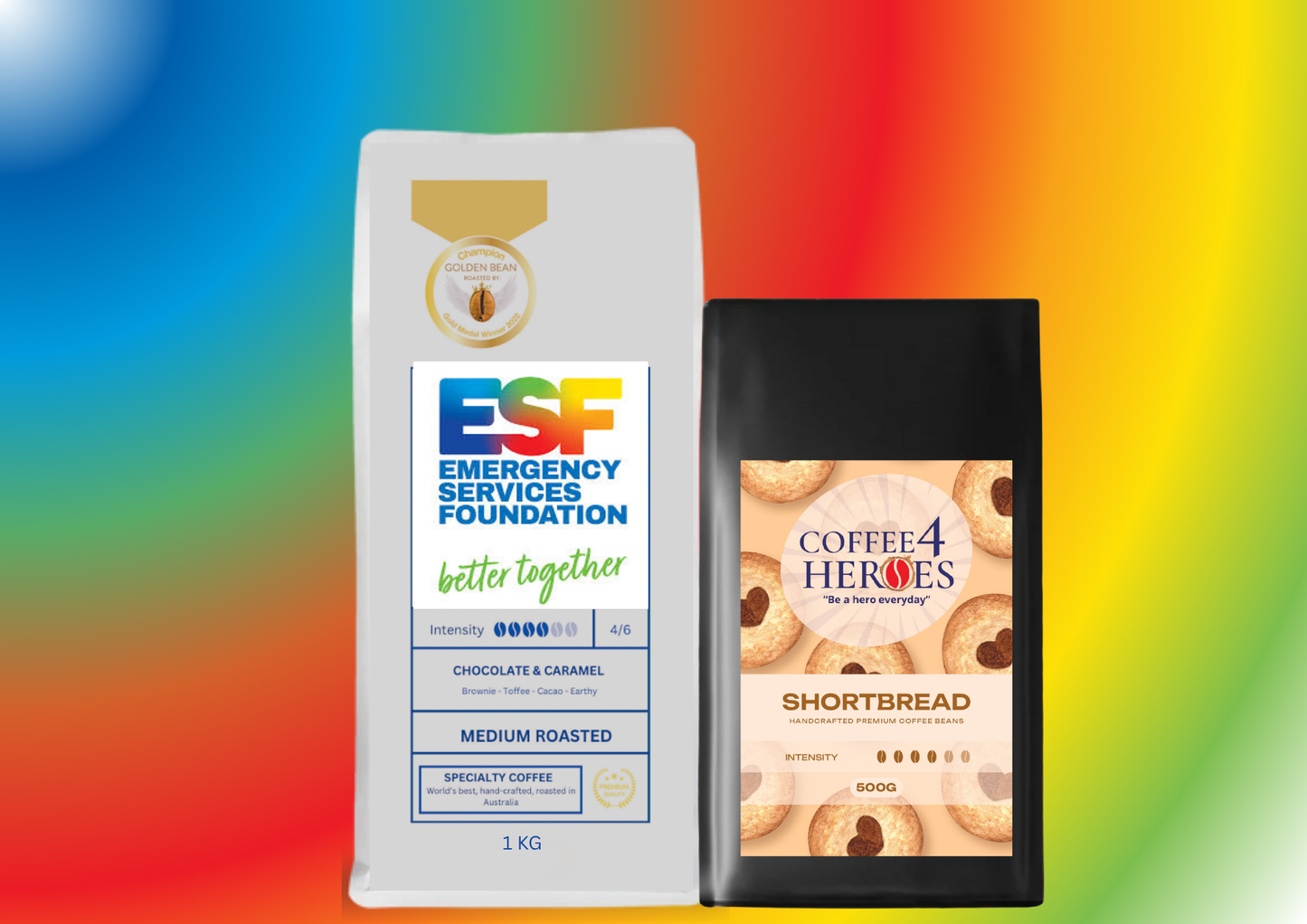 Coffee Package- 1KG Coffee4Heroes + 500G specialty coffee- ESF
