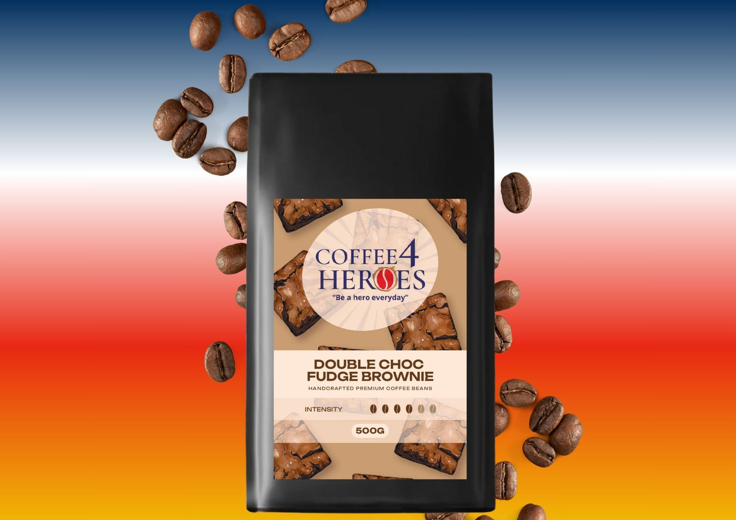 Double Choc Fudge Brownie Flavoured 500g-RSLWAA