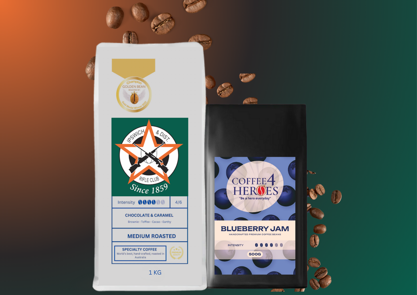 IDRC- Coffee Package- 1KG Coffee4Heroes + 500G specialty coffee