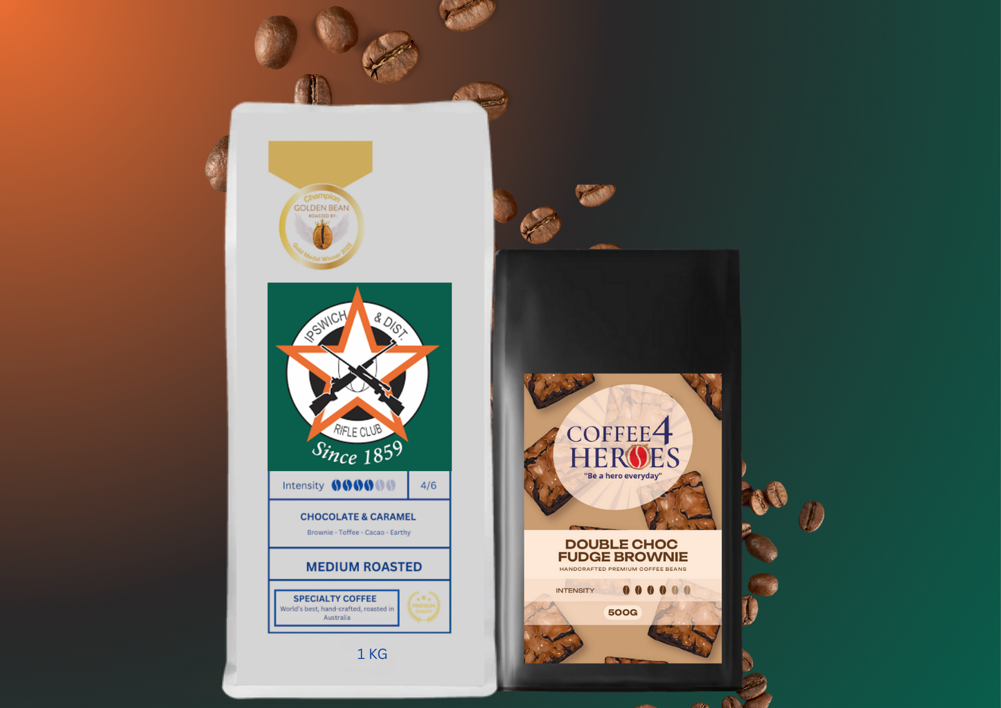 IDRC- Coffee Package- 1KG Coffee4Heroes + 500G specialty coffee