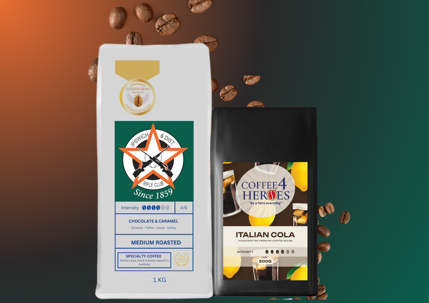 IDRC- Coffee Package- 1KG Coffee4Heroes + 500G specialty coffee