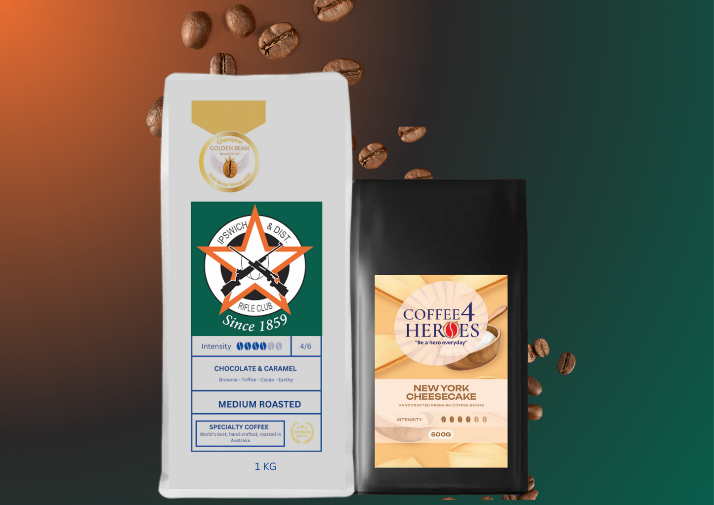 IDRC- Coffee Package- 1KG Coffee4Heroes + 500G specialty coffee