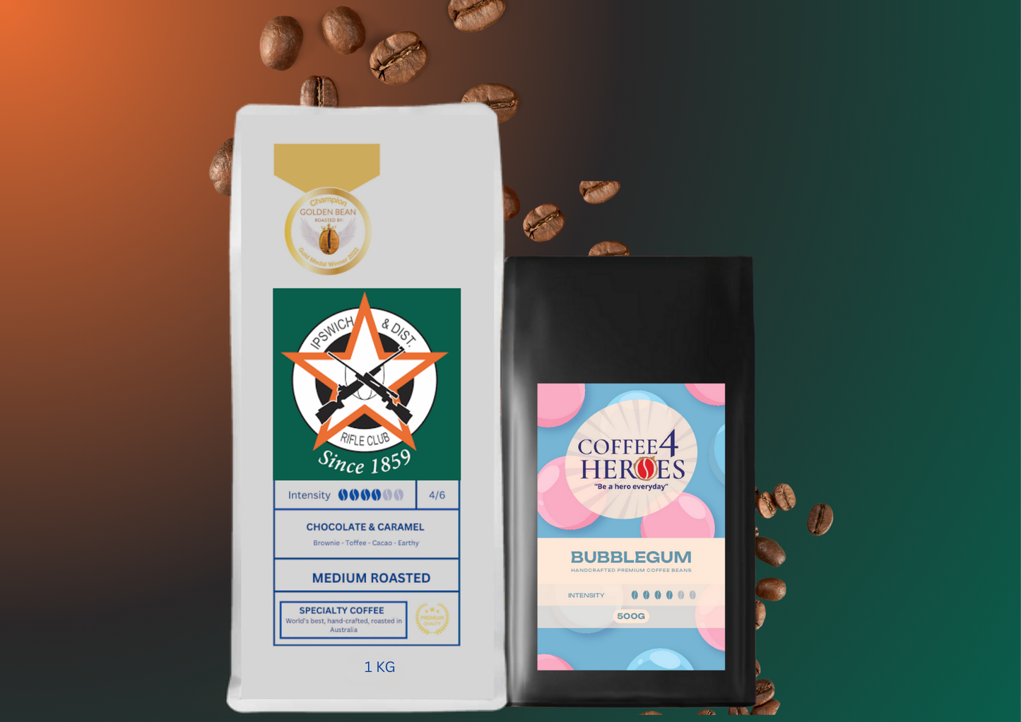IDRC- Coffee Package- 1KG Coffee4Heroes + 500G specialty coffee