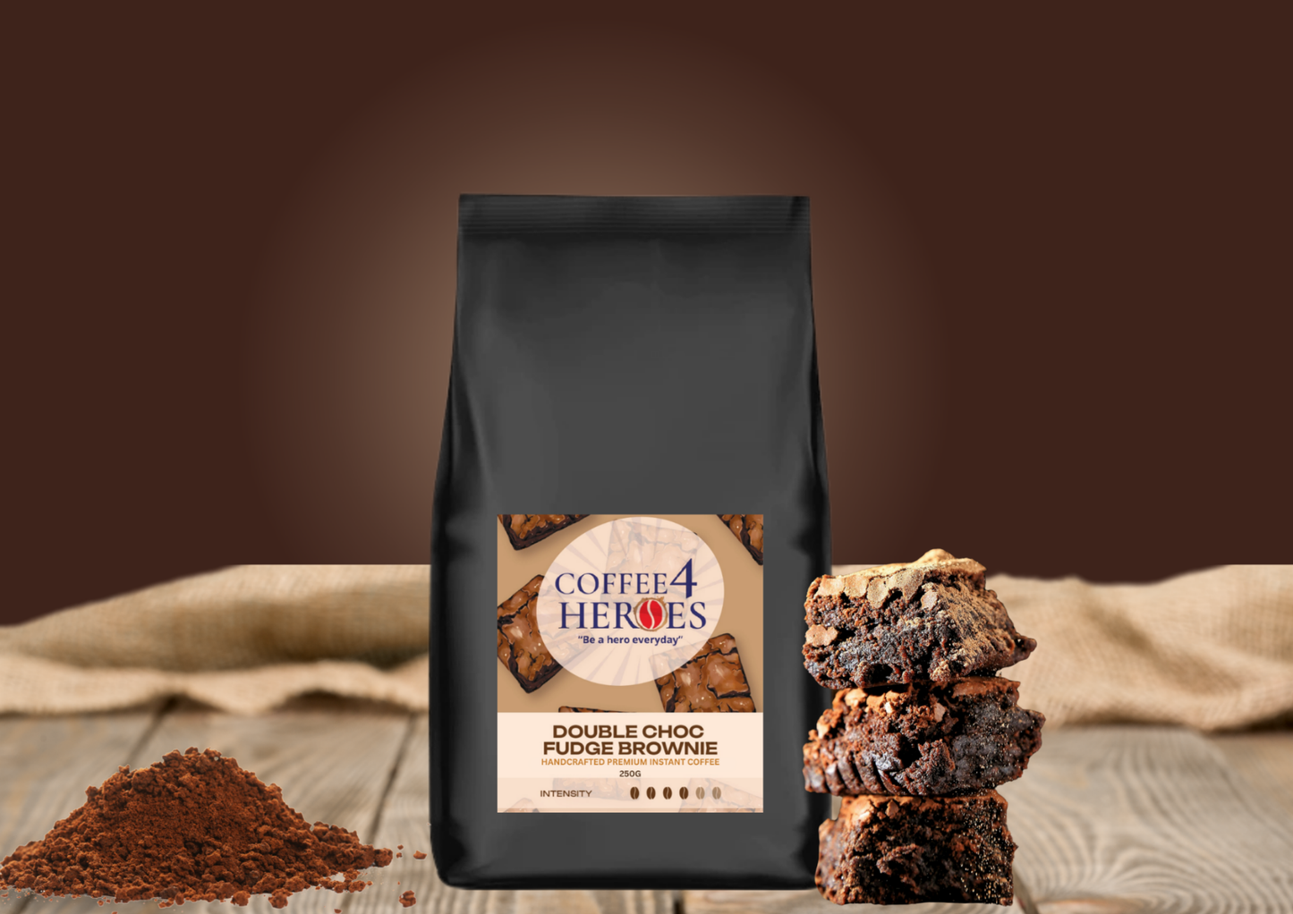NH- Instant Double Choc Fudge Brownie Flavoured 250g