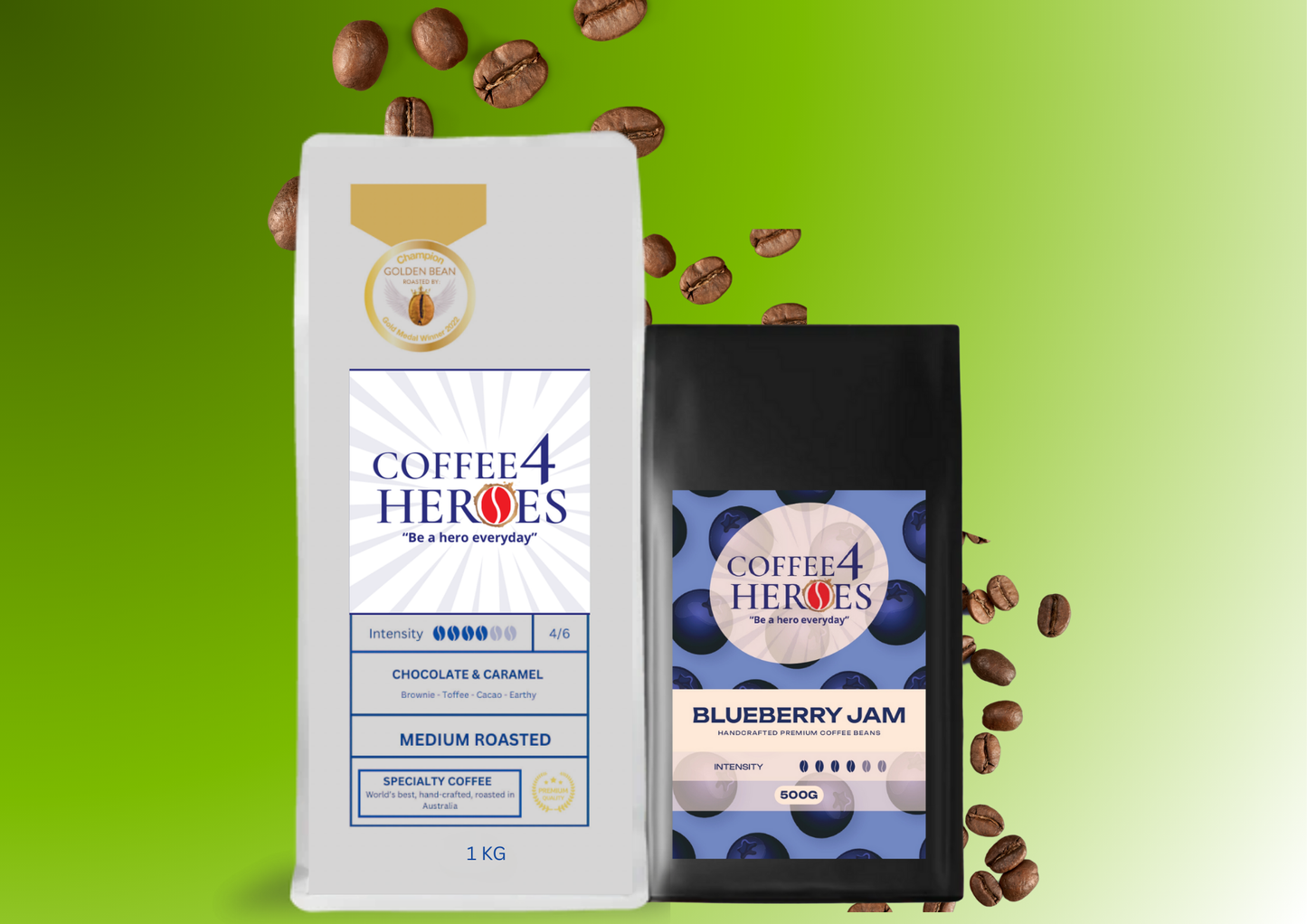 HFTF- Coffee Package- 1KG Coffee4Heroes + 500G specialty coffee