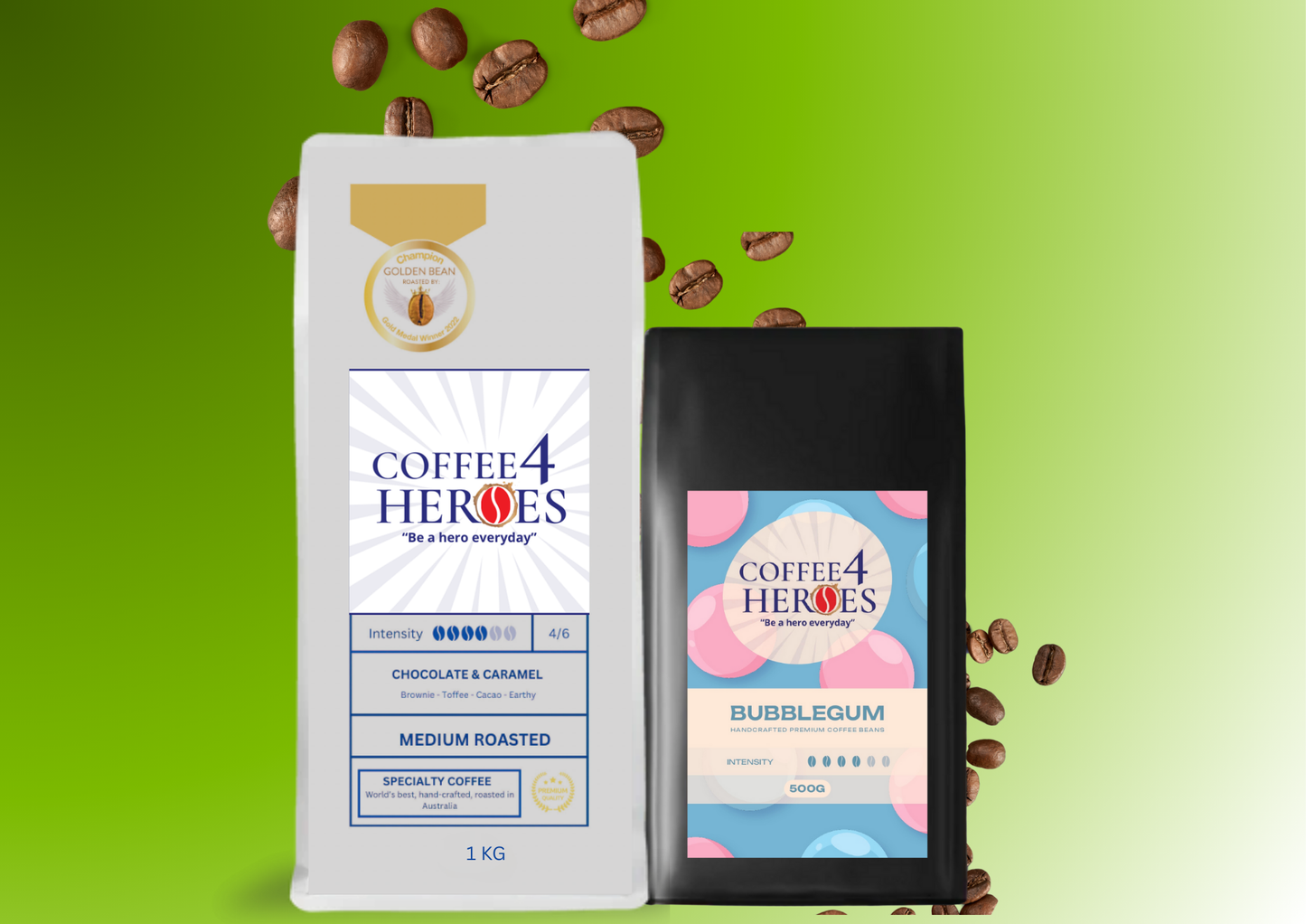 HFTF- Coffee Package- 1KG Coffee4Heroes + 500G specialty coffee