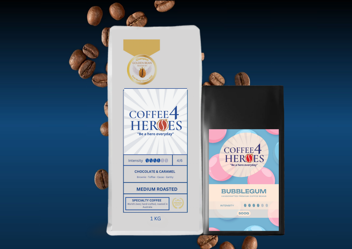 Coffee Package- 1KG Coffee4Heroes + 500G specialty coffee