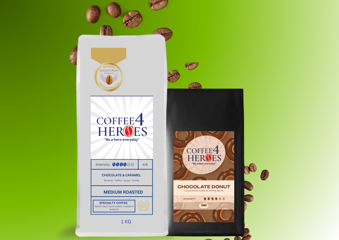 HFTF- Coffee Package- 1KG Coffee4Heroes + 500G specialty coffee
