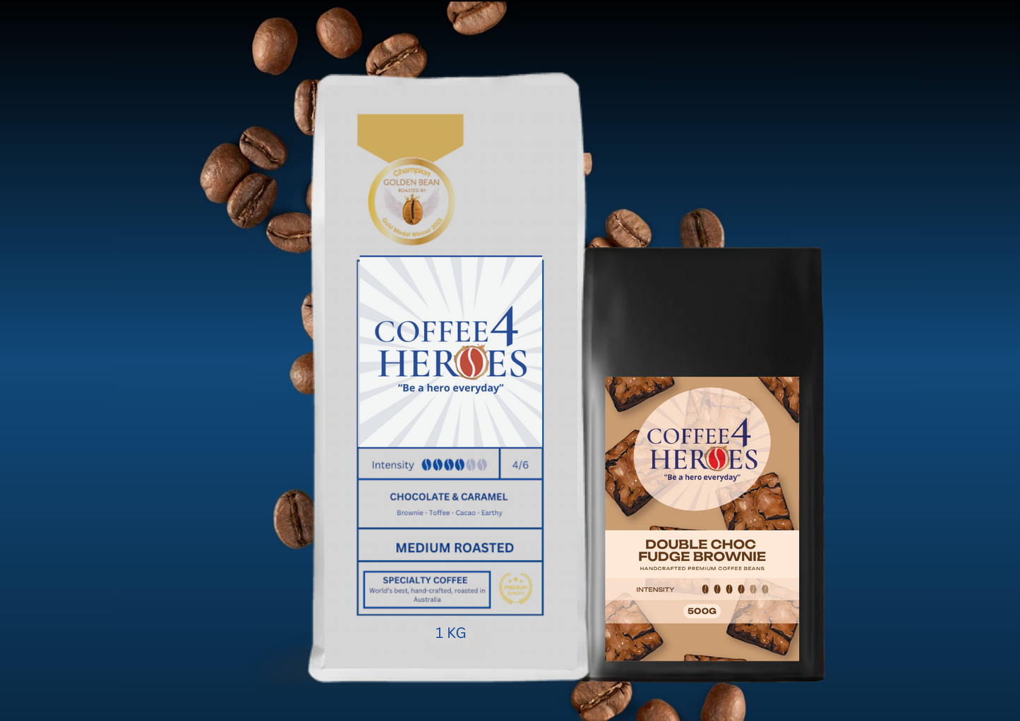 Coffee Package- 1KG Coffee4Heroes + 500G specialty coffee