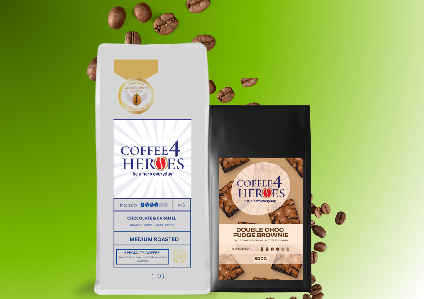 HFTF- Coffee Package- 1KG Coffee4Heroes + 500G specialty coffee