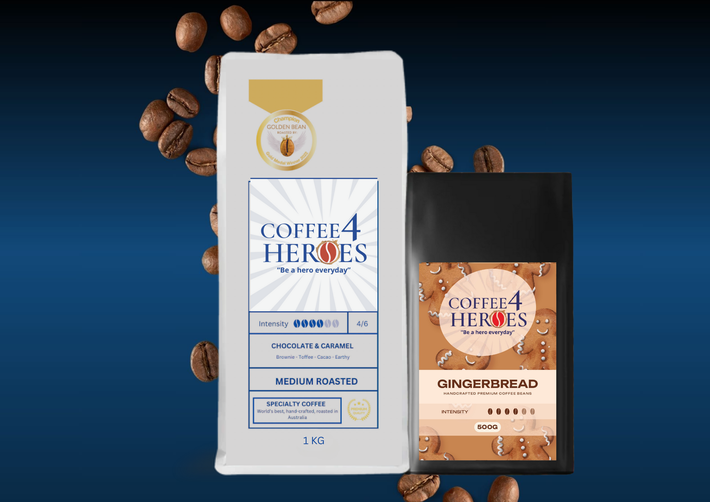 Coffee Package- 1KG Coffee4Heroes + 500G specialty coffee