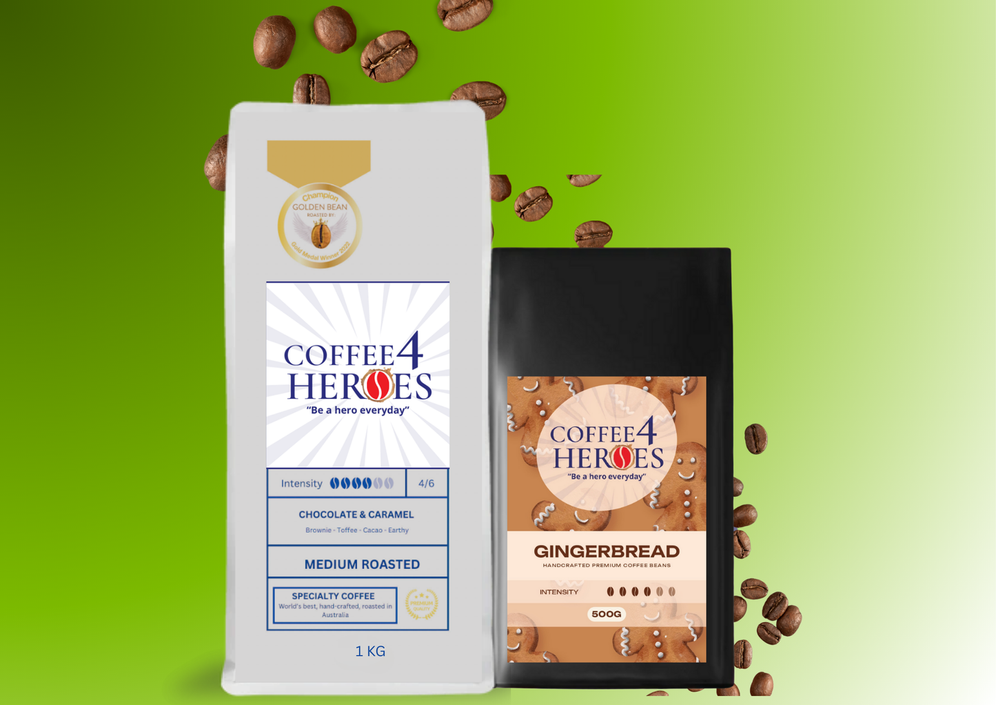 HFTF- Coffee Package- 1KG Coffee4Heroes + 500G specialty coffee