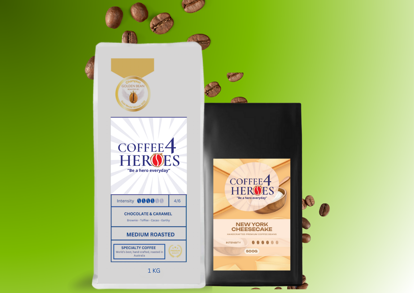 HFTF- Coffee Package- 1KG Coffee4Heroes + 500G specialty coffee