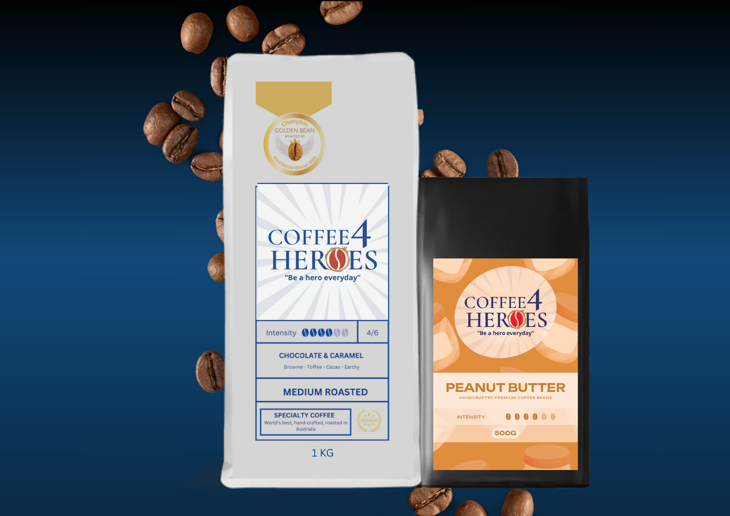 Coffee Package- 1KG Coffee4Heroes + 500G specialty coffee