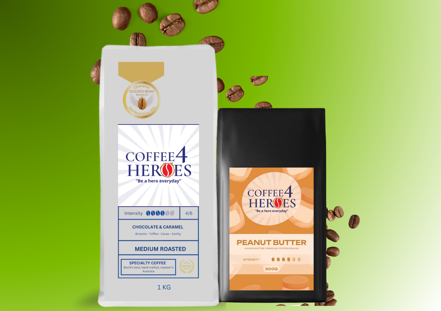 HFTF- Coffee Package- 1KG Coffee4Heroes + 500G specialty coffee